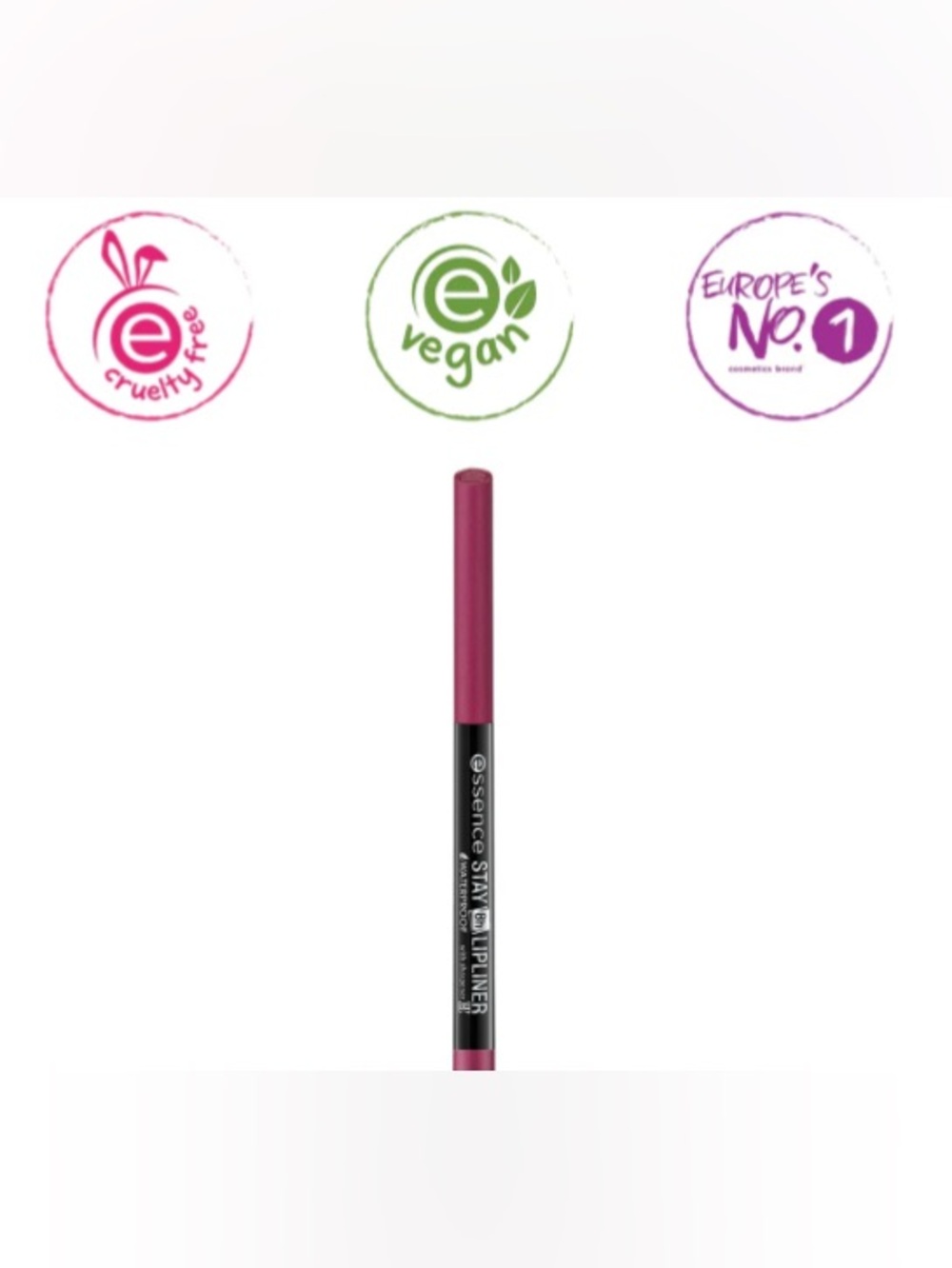 Essence Stay 8h Lipliner Waterproof with Sharpener 04-Naive 3ct for 14